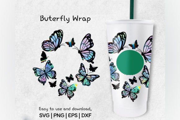 Butterfly Svg Venti Cold Cup 24 Oz