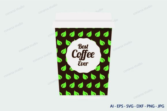 Coffee Cup, Greentea SVG