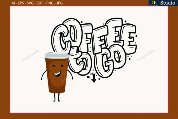 Coffee - Cup Kawaii SVG Quote