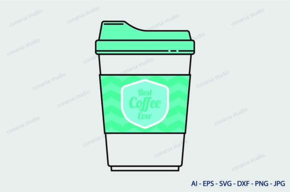 Coffee Cup Tosca, SVG