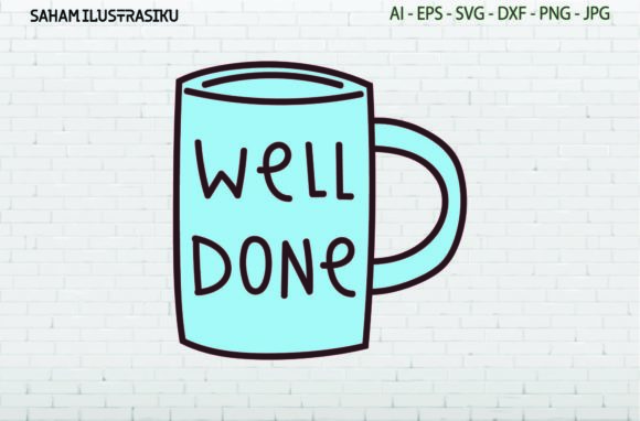 Cup Icon Well Done SVG