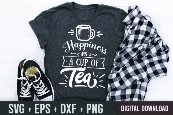 Happiness is a Cup of Tea SVG