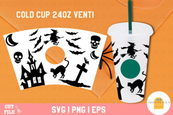 Seamless Full Wrap Halloween SVG