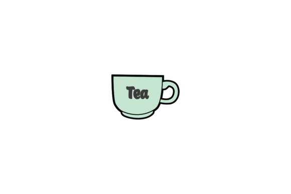 Tea Cup Glass Breakfast Icon SVG