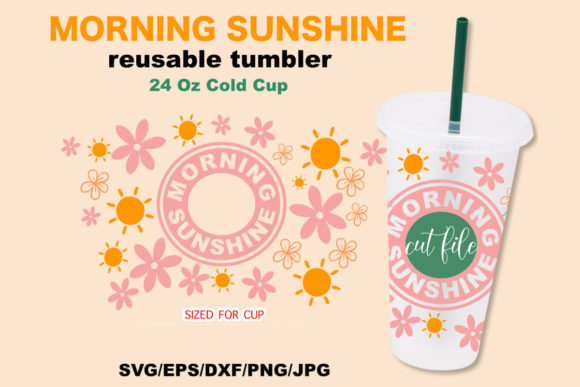 Tumbler Morning Sunshine Seamless Wrap